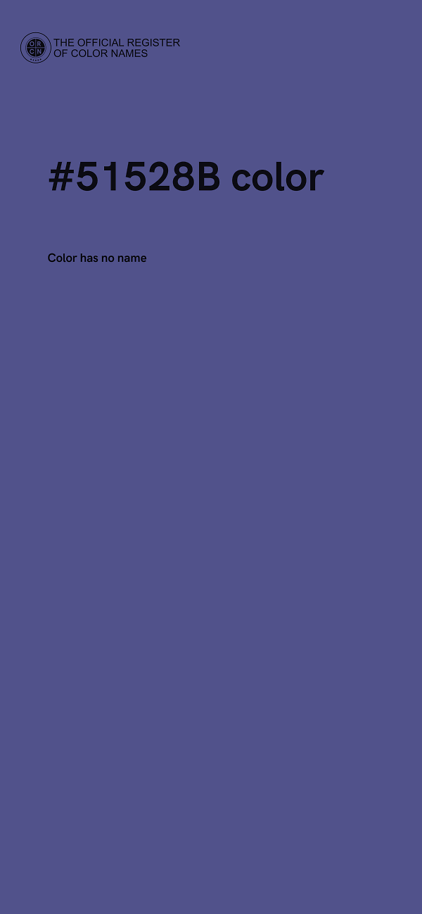 #51528B color image