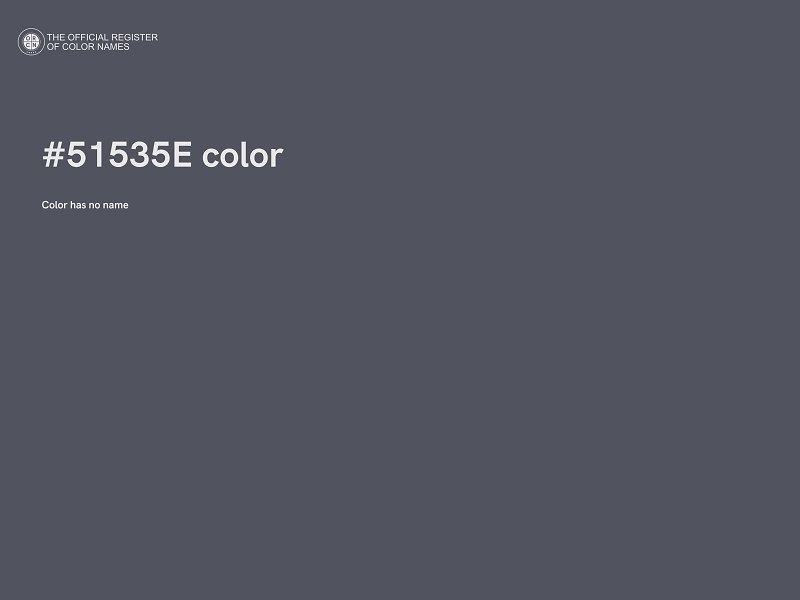 #51535E color image