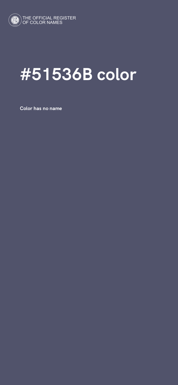 #51536B color image