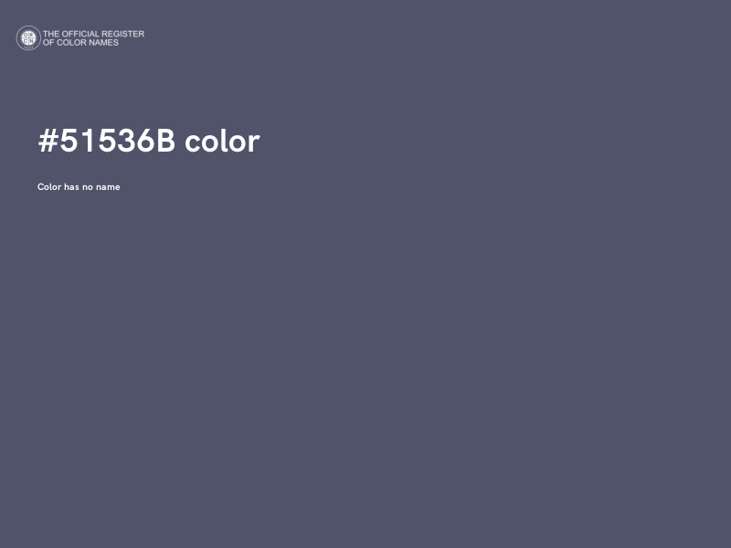 #51536B color image