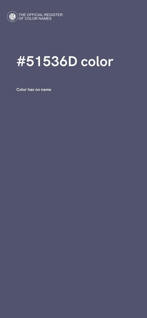#51536D color image