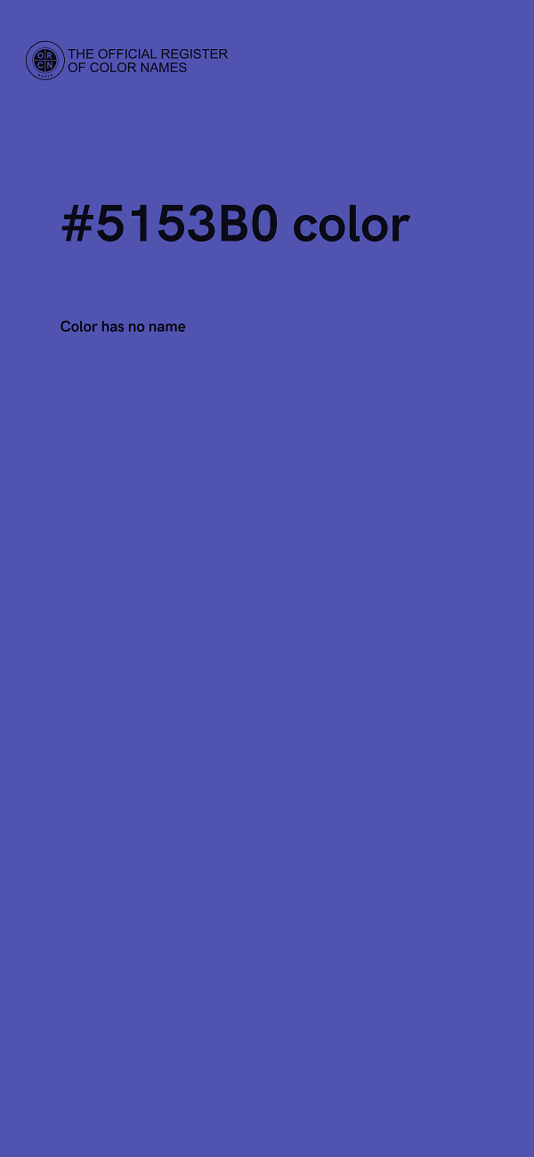 #5153B0 color image