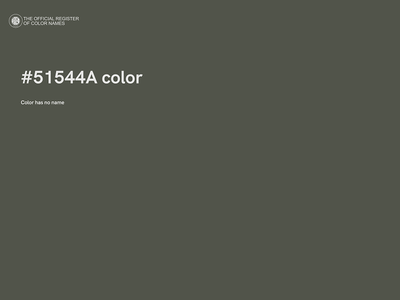 #51544A color image