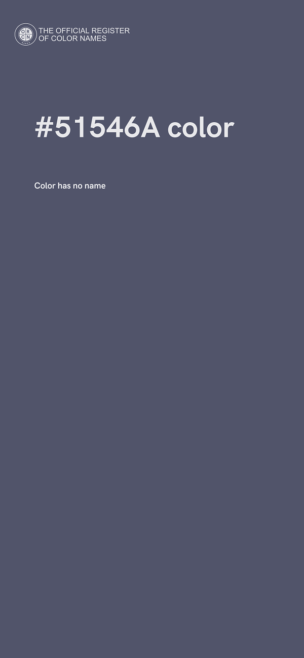 #51546A color image