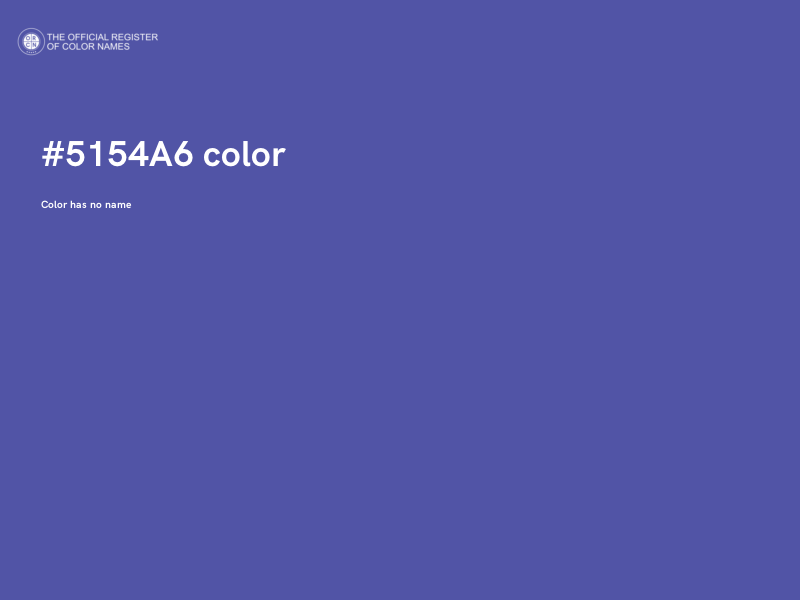 #5154A6 color image