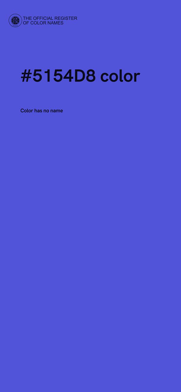 #5154D8 color image