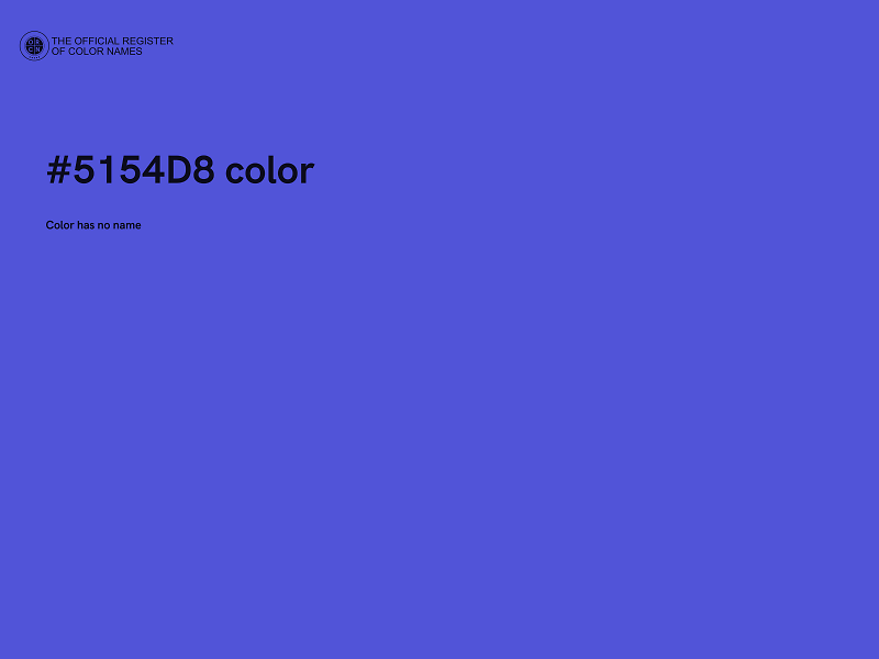 #5154D8 color image