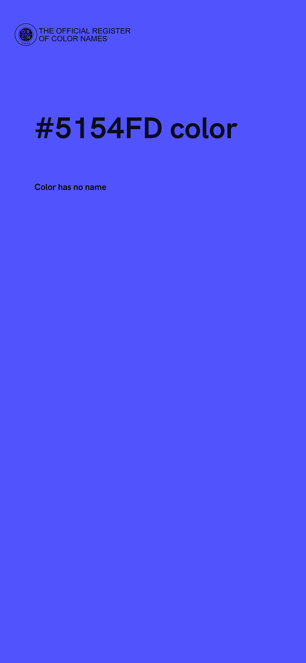 #5154FD color image