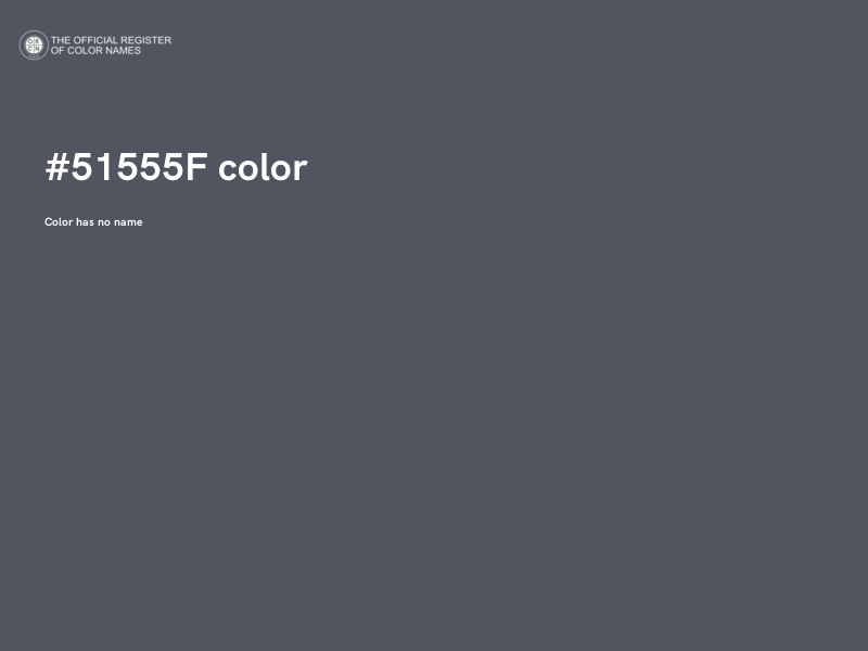 #51555F color image