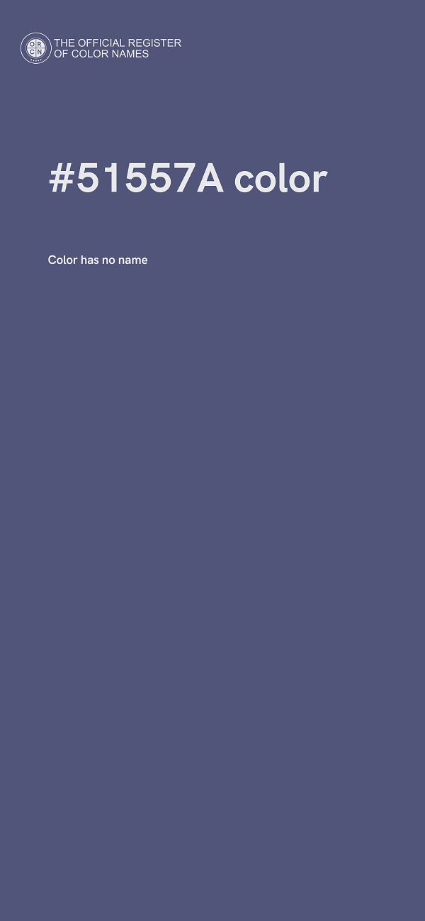 #51557A color image