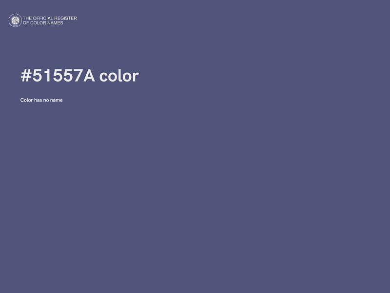 #51557A color image