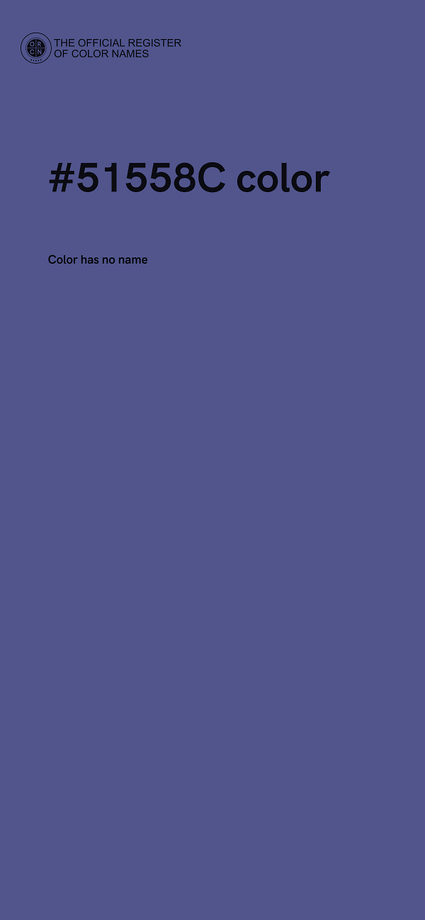 #51558C color image