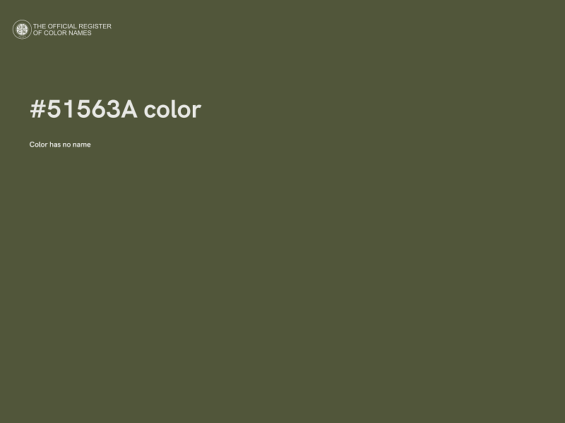 #51563A color image