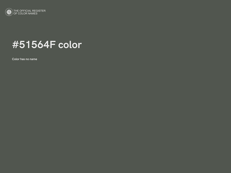 #51564F color image