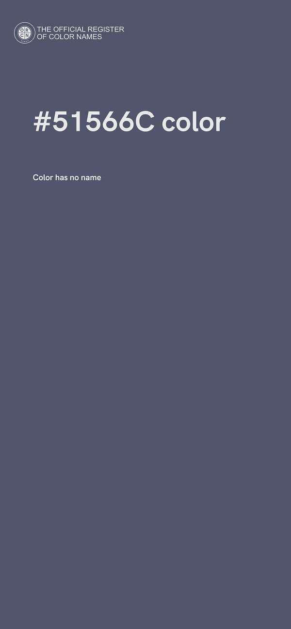 #51566C color image