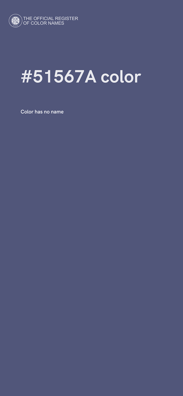 #51567A color image