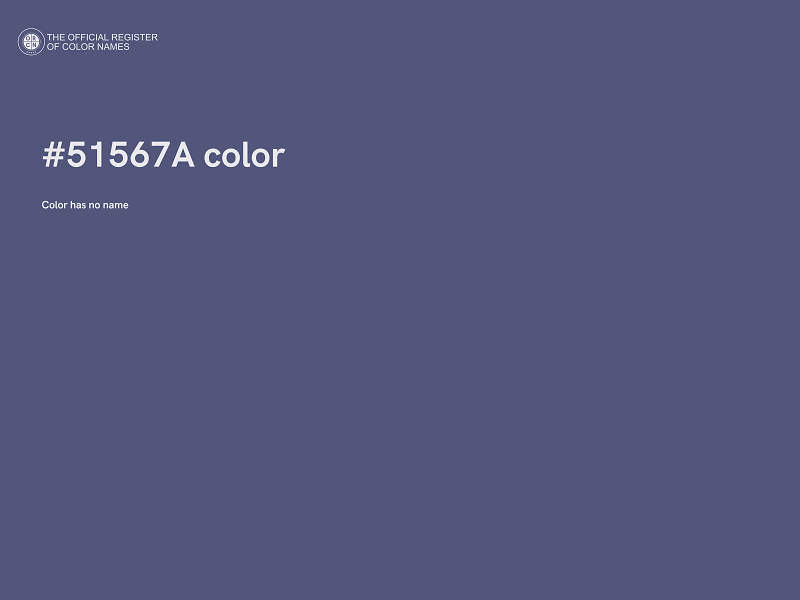 #51567A color image