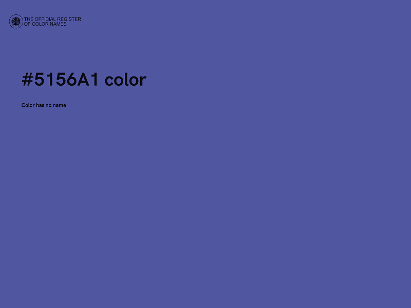 #5156A1 color image