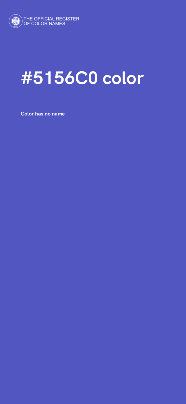 #5156C0 color image