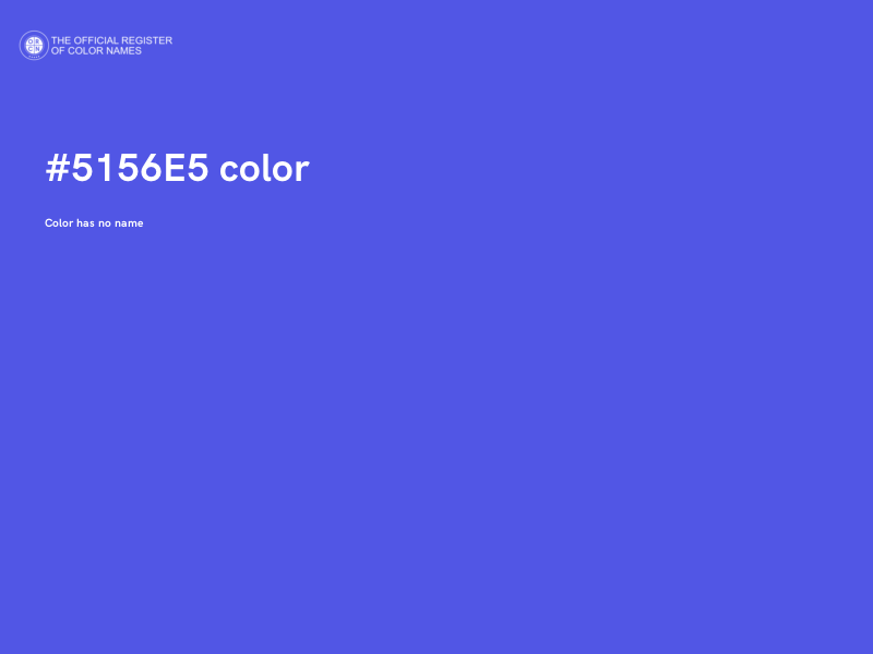 #5156E5 color image