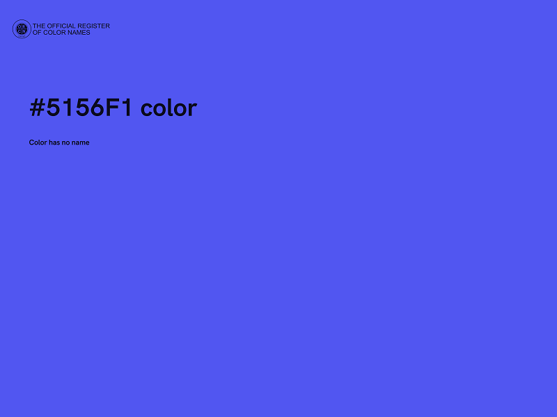 #5156F1 color image