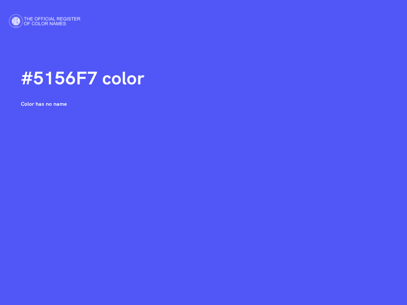 #5156F7 color image