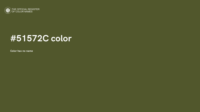 #51572C color image
