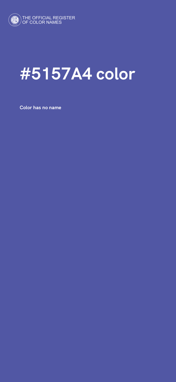 #5157A4 color image