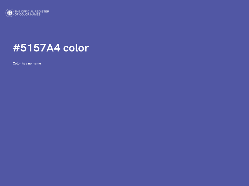 #5157A4 color image