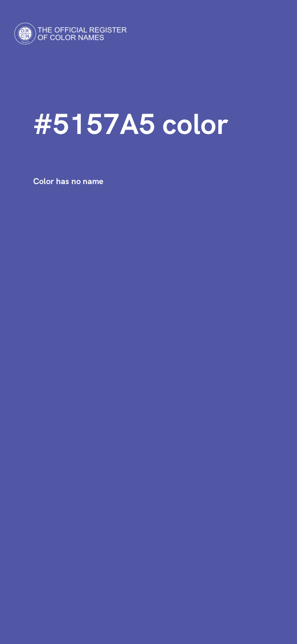 #5157A5 color image