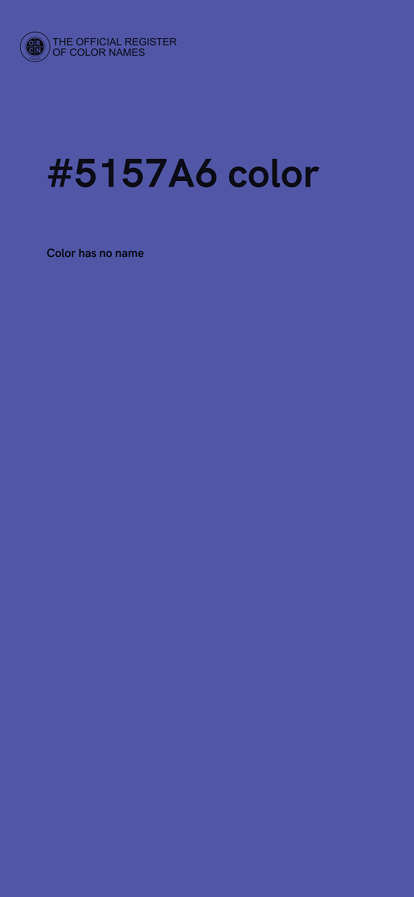 #5157A6 color image