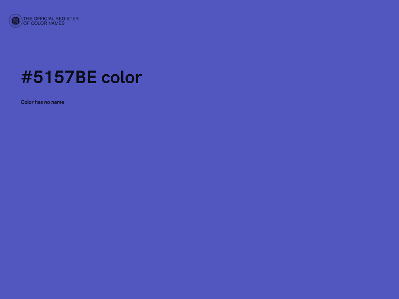 #5157BE color image