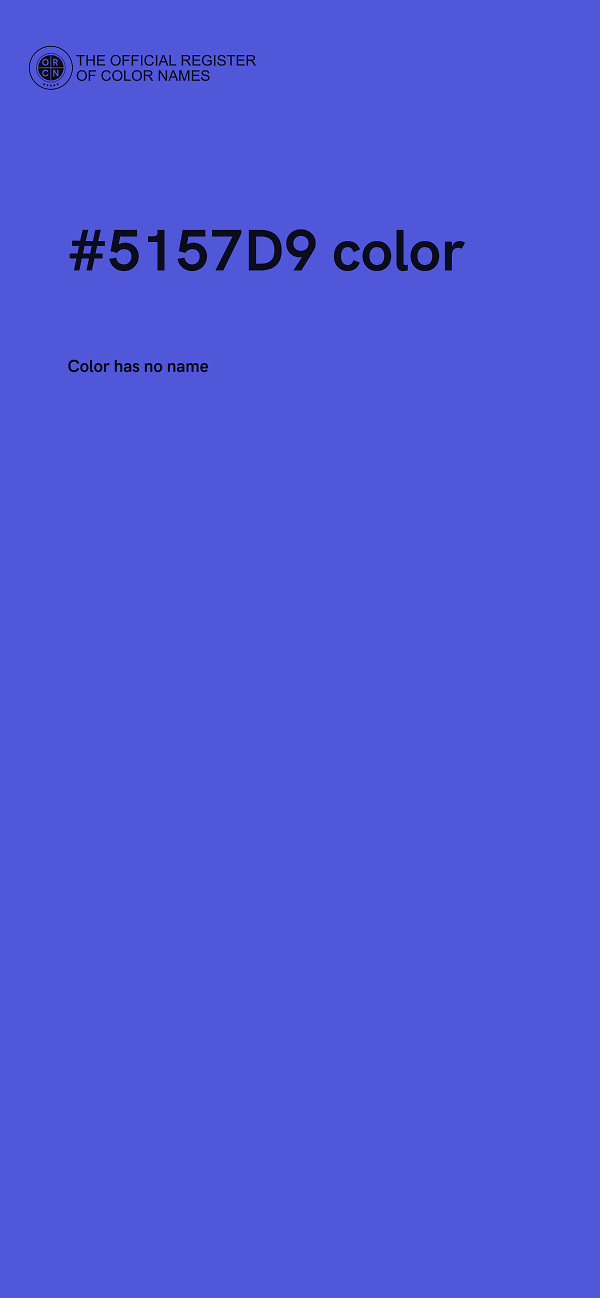 #5157D9 color image