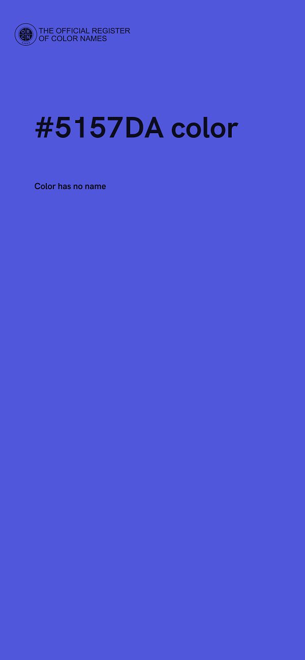 #5157DA color image
