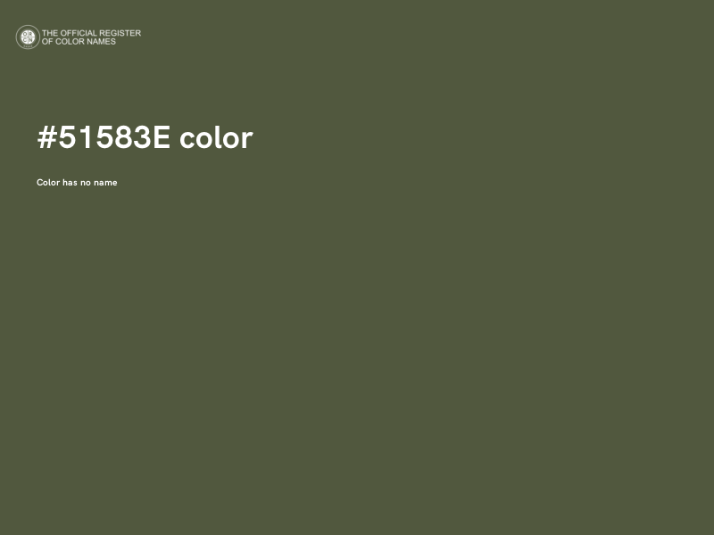 #51583E color image
