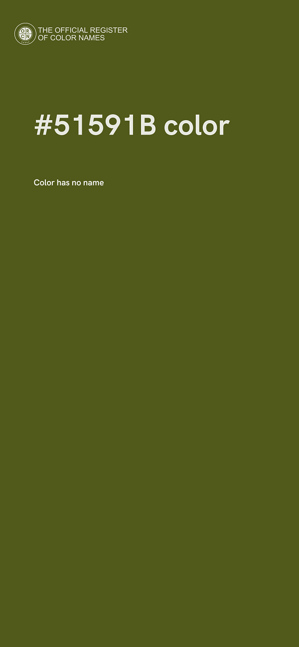 #51591B color image