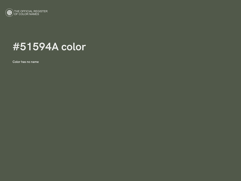 #51594A color image