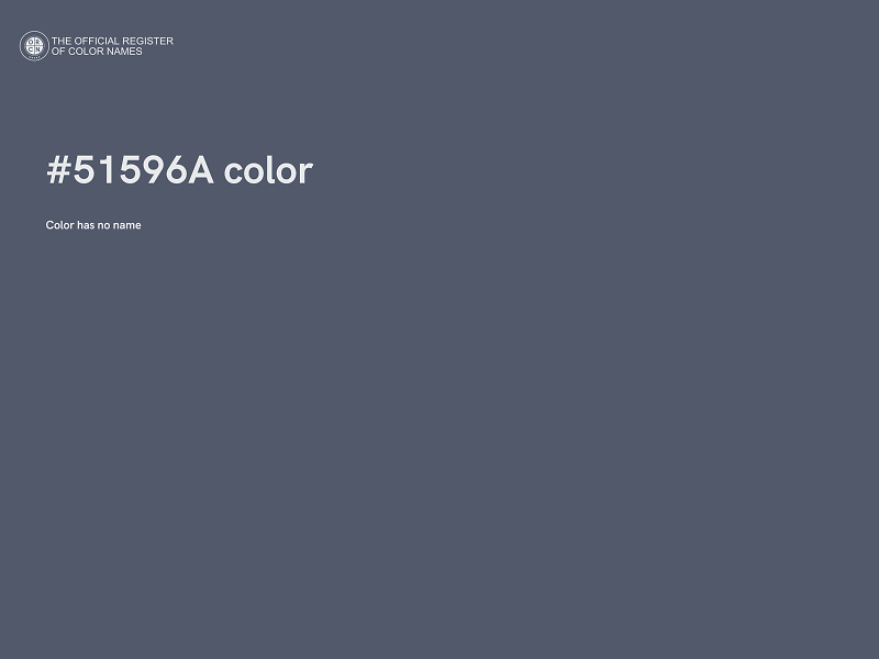 #51596A color image