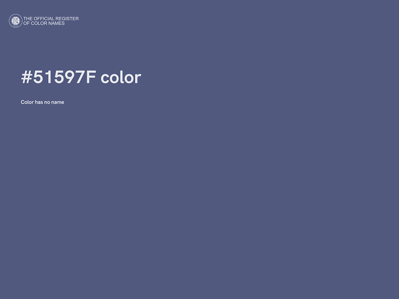 #51597F color image