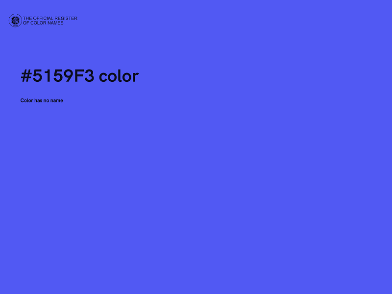 #5159F3 color image