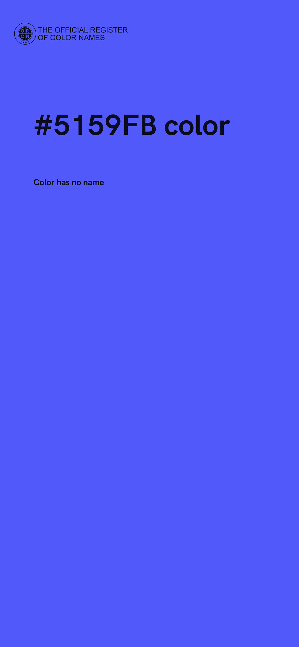 #5159FB color image