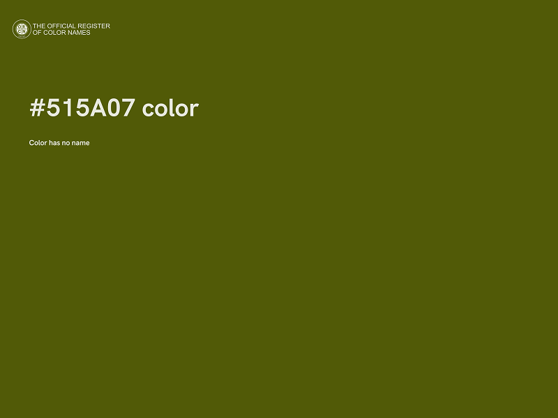 #515A07 color image