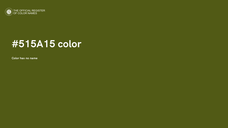 #515A15 color image