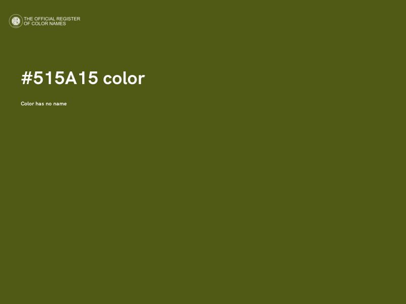 #515A15 color image