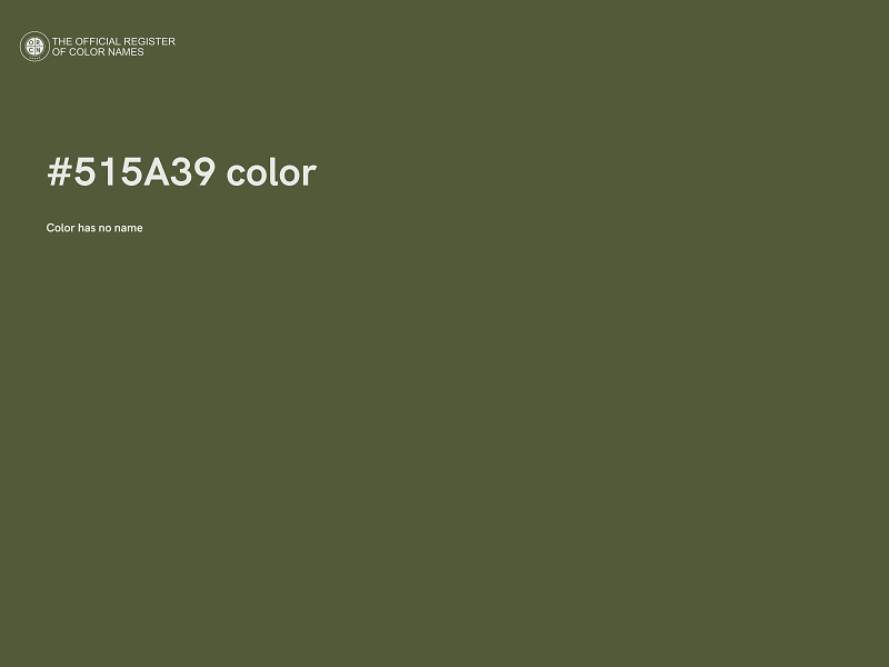 #515A39 color image