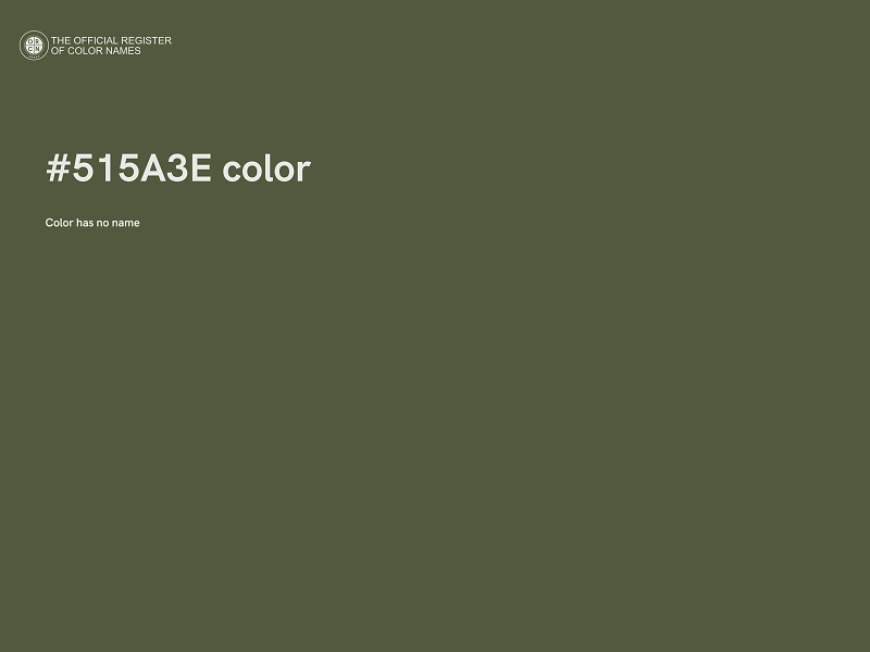 #515A3E color image