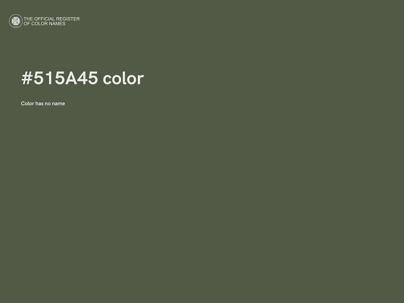 #515A45 color image