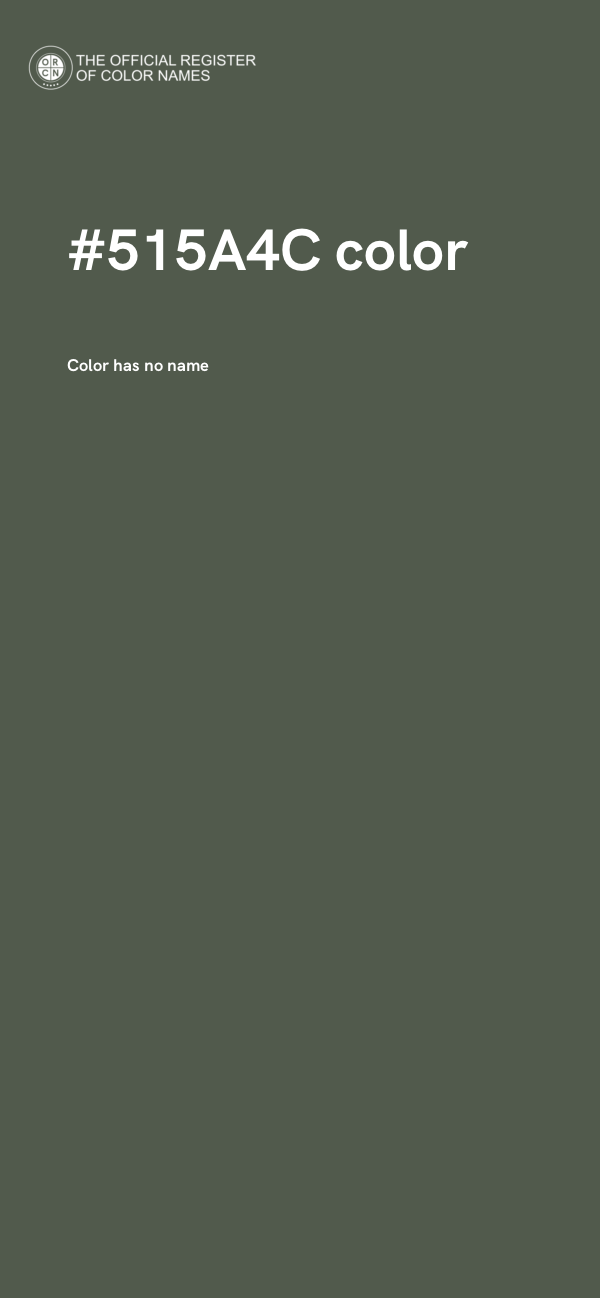 #515A4C color image