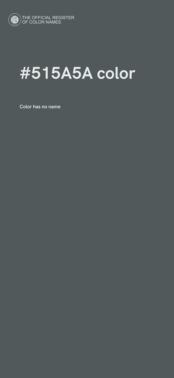 #515A5A color image