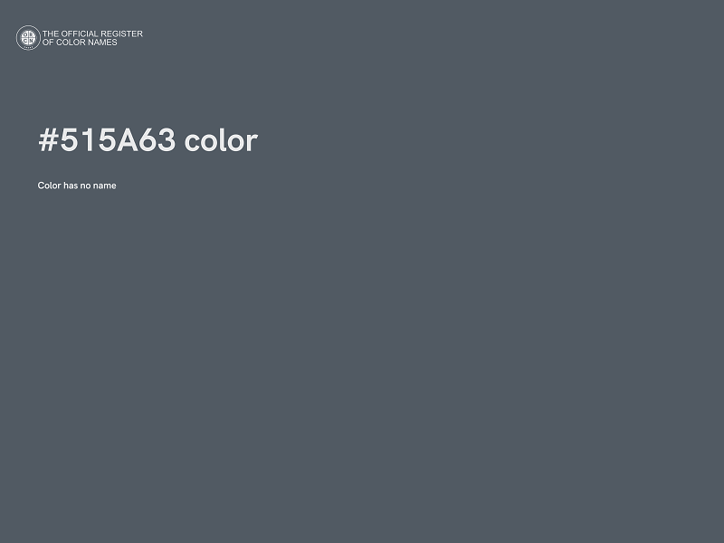 #515A63 color image